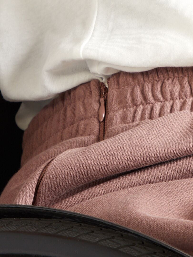 Pantalones de pijama de felpa - MORADO