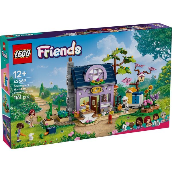 LEGO Friends 42669 Biškopja māja un puķu dārzs<br>