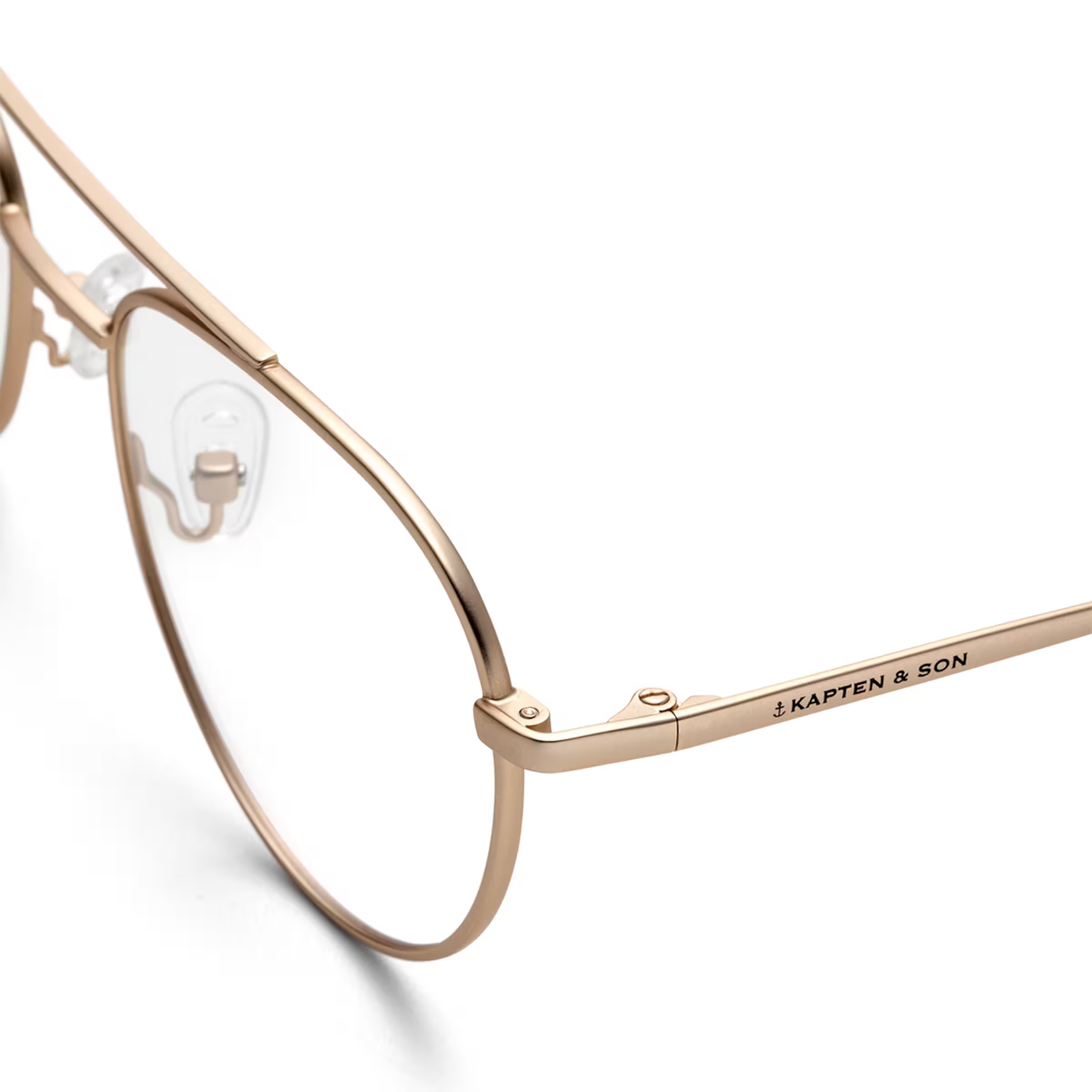 Soho Matt Gold avec verres correcteurs