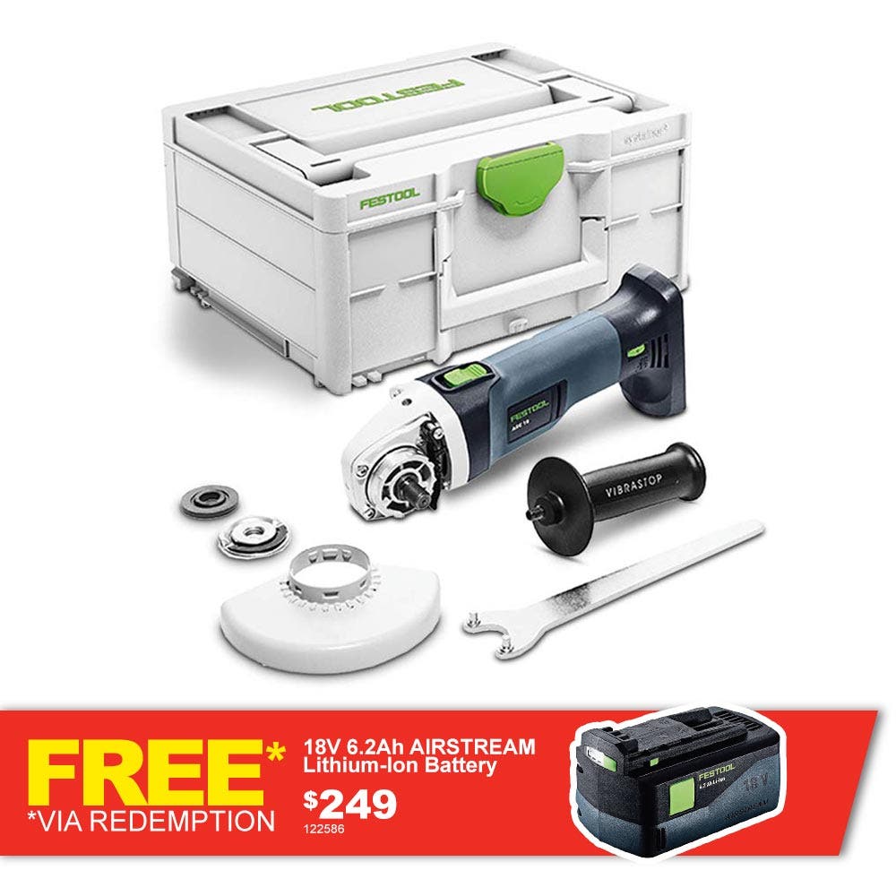 FESTOOL 18V Akku-Winkelschleifer 125mm AGC 18-125 EB-Basic 576825