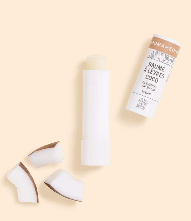 Balsamo labbra biologico vegano al cocco