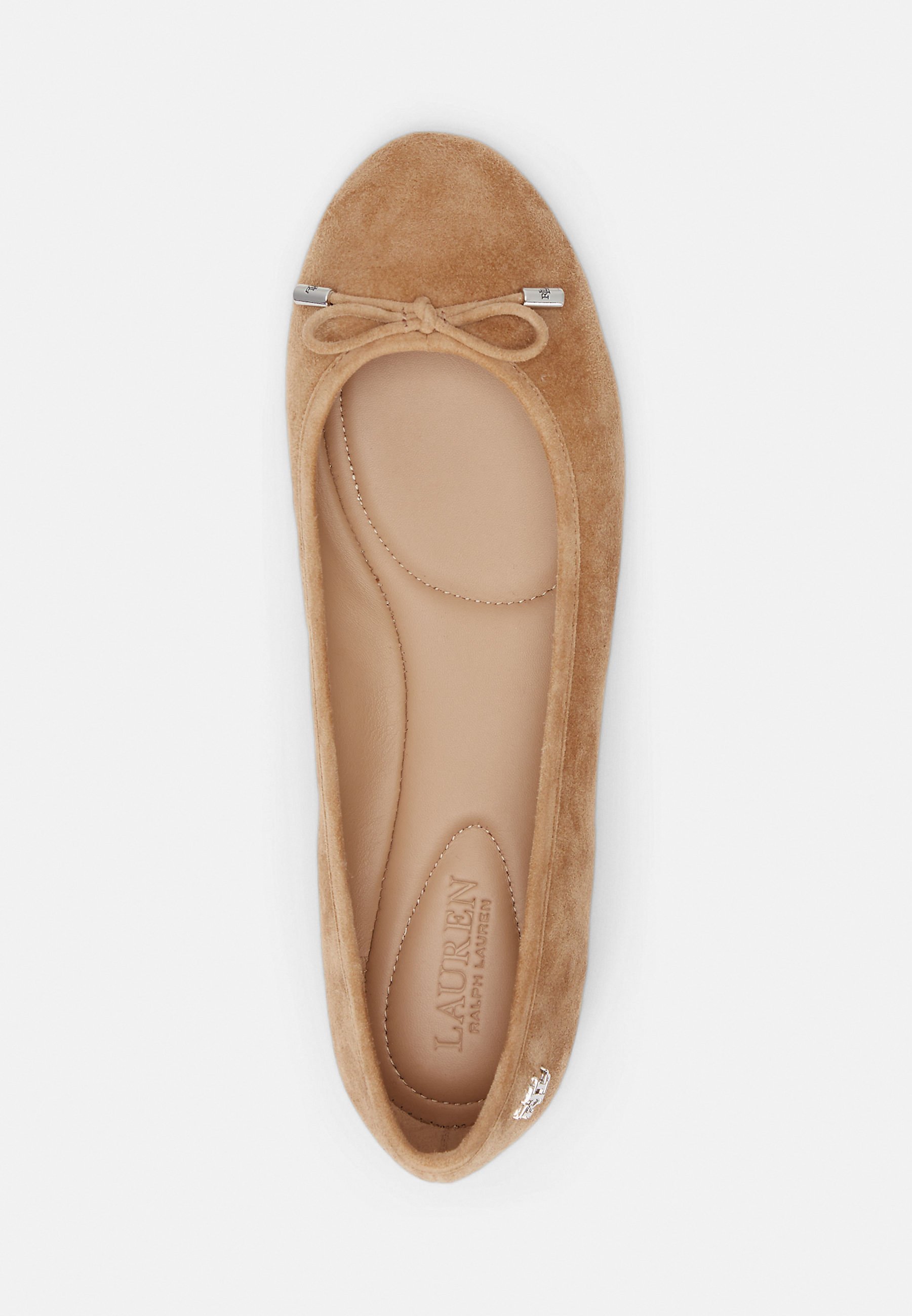 Lauren Ralph Lauren JAYNA SUEDE FLAT - Ballerina's - camel