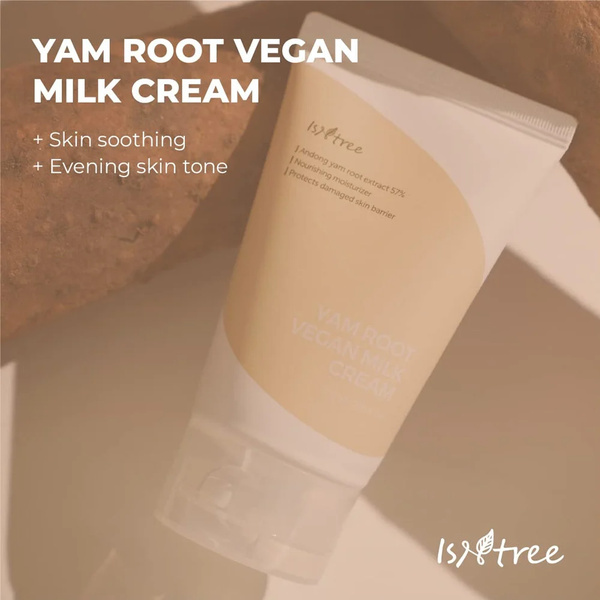 Isntree веганска млечна крема са кореном јама 80 мл