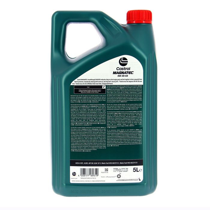 Aceite de motor - CASTROL Magnatec 5W-30 A5 - 5L - 5W30