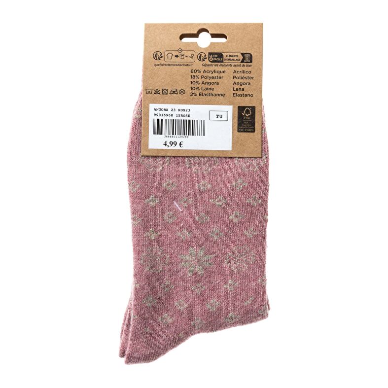 Chaussettes et collants Femme Rose