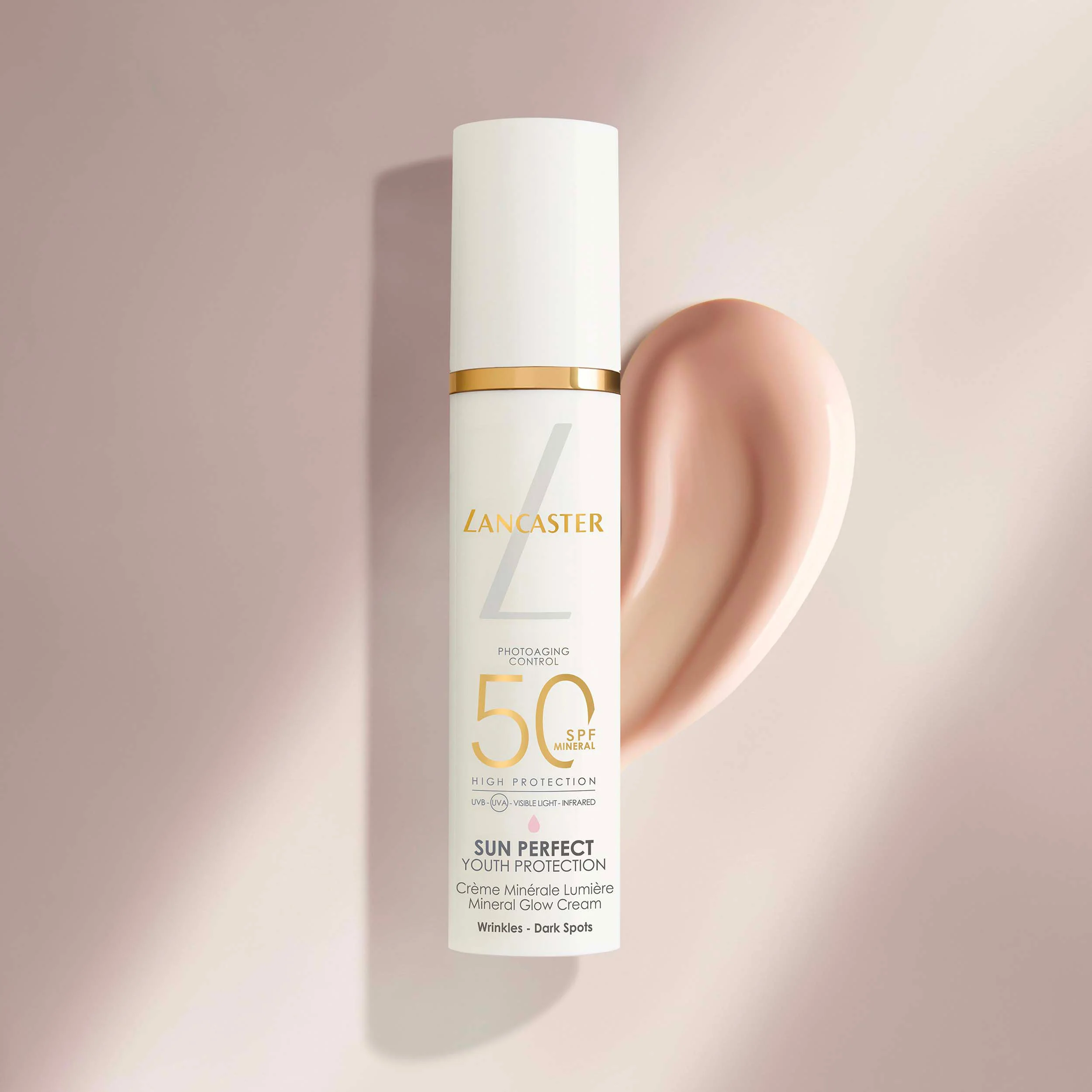 Sun Perfect Mineral Glow Cream SPF 50 - Solare viso alta prot.