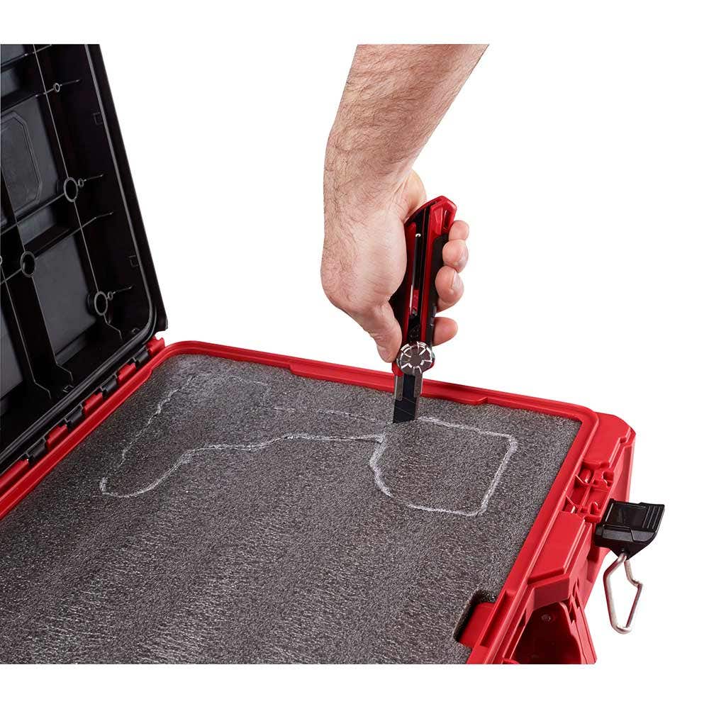 MILWAUKEE PACKOUT™ Werkzeugkasten mit Schaumstoffeinlage 48228450