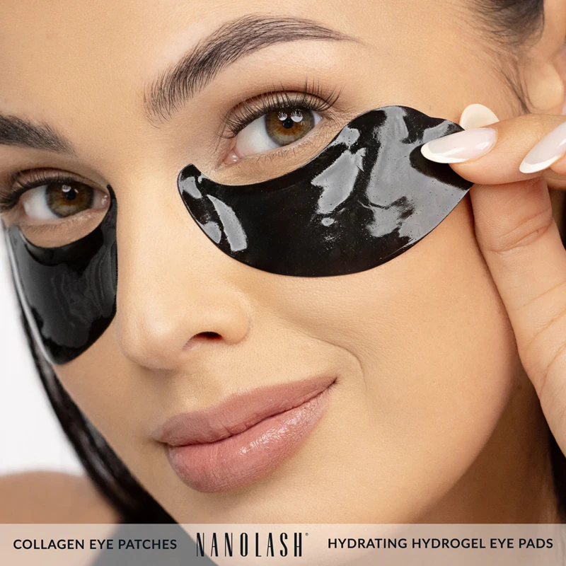 Almofadas de gel antienvelhecimento para olhos Nanolash Collagen