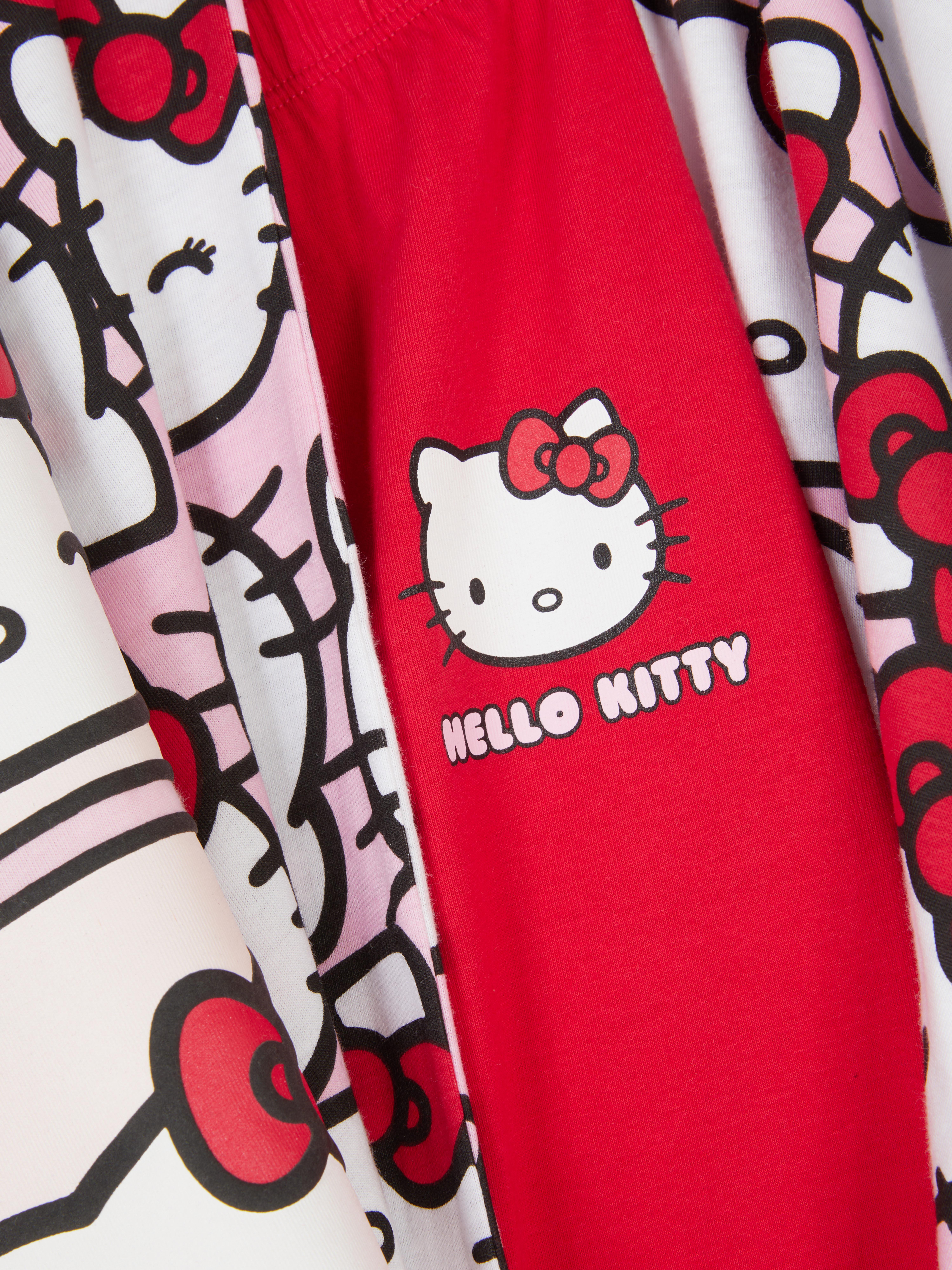 Lange Hello-Kitty-Pyjamas, 2er-Set Zwei langärmelige Hello-Kitty-Pyjamas