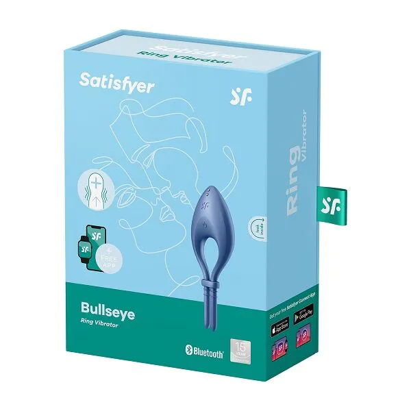 Satisfyer Pierścień Bullseye Connect App Blue