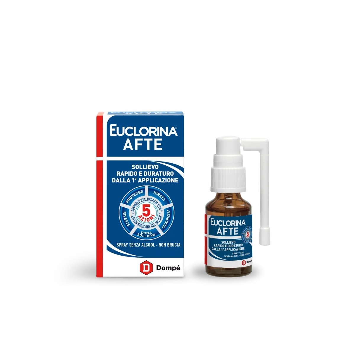 DOMPÉ Euchlorin spray na inslikken 15 ml