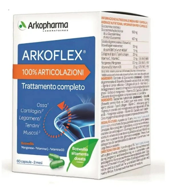 ARKOPHARMA Akopharma Akoflex 100% Articulações 60 cápsulas Flexibilidade e saúde articular