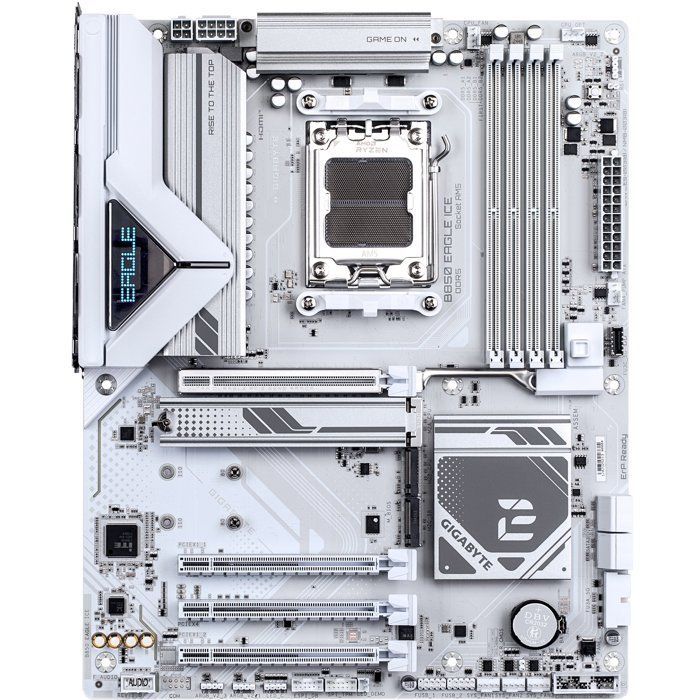 Carte mère - GIGABYTE - B850 EAGLE ICE - Format ATX - Chipset AMD B850 - DDR5 & PCIe 5.0 - WiFi 7