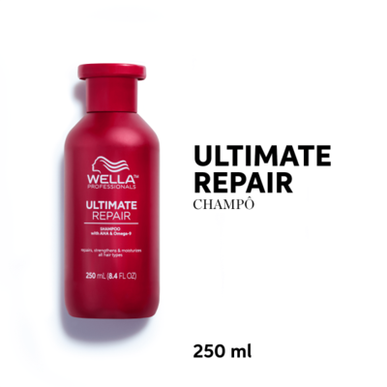 Wella Professionals Ultimate Repair šampon pro vlasy poškozené teplem 250 ml