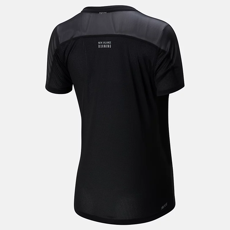 Impact Run Damen-T-Shirt mit kurzen Ärmeln – SCHWARZ