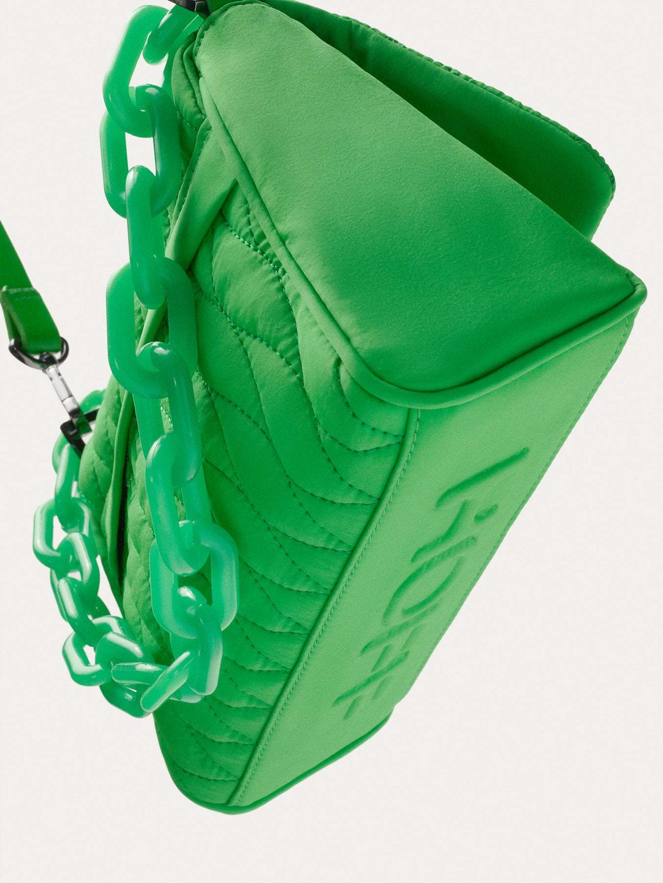 BOLSO ACOLCHADO NYLON QUILT VERDE