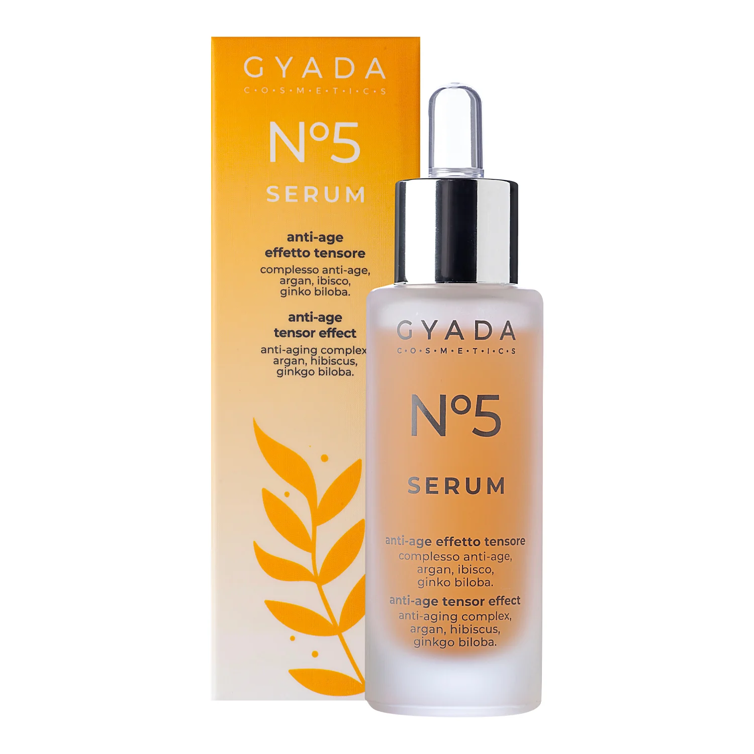 Face Serum Siero Viso N. 5 - Anti-age / Effetto Tensore - Siero viso antirughe, Siero viso lifting