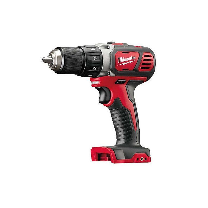 Taladro/atornillador - MILWAUKEE - M18 BDD-0 - Batería de 2 Ah - 2 velocidades de rotación
