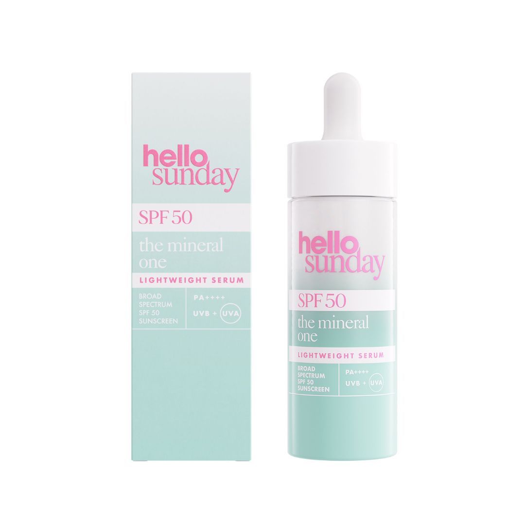 The Mineral One SPF 50 hidratantni serum s hijaluronskom kiselinom Zaštita lica