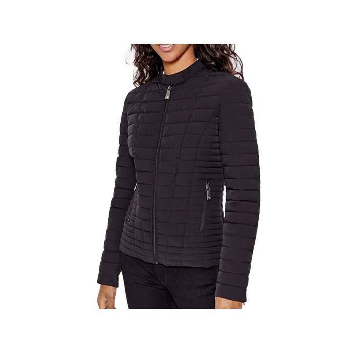 Chaqueta acolchada estilo Vona de Guess para mujer, color negro sintético.