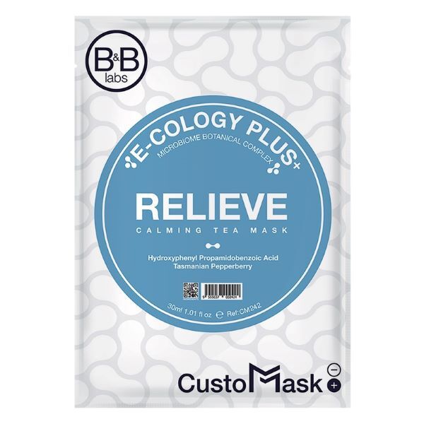 Maschera viso lenitiva al tè B&B LABS, confezione singola