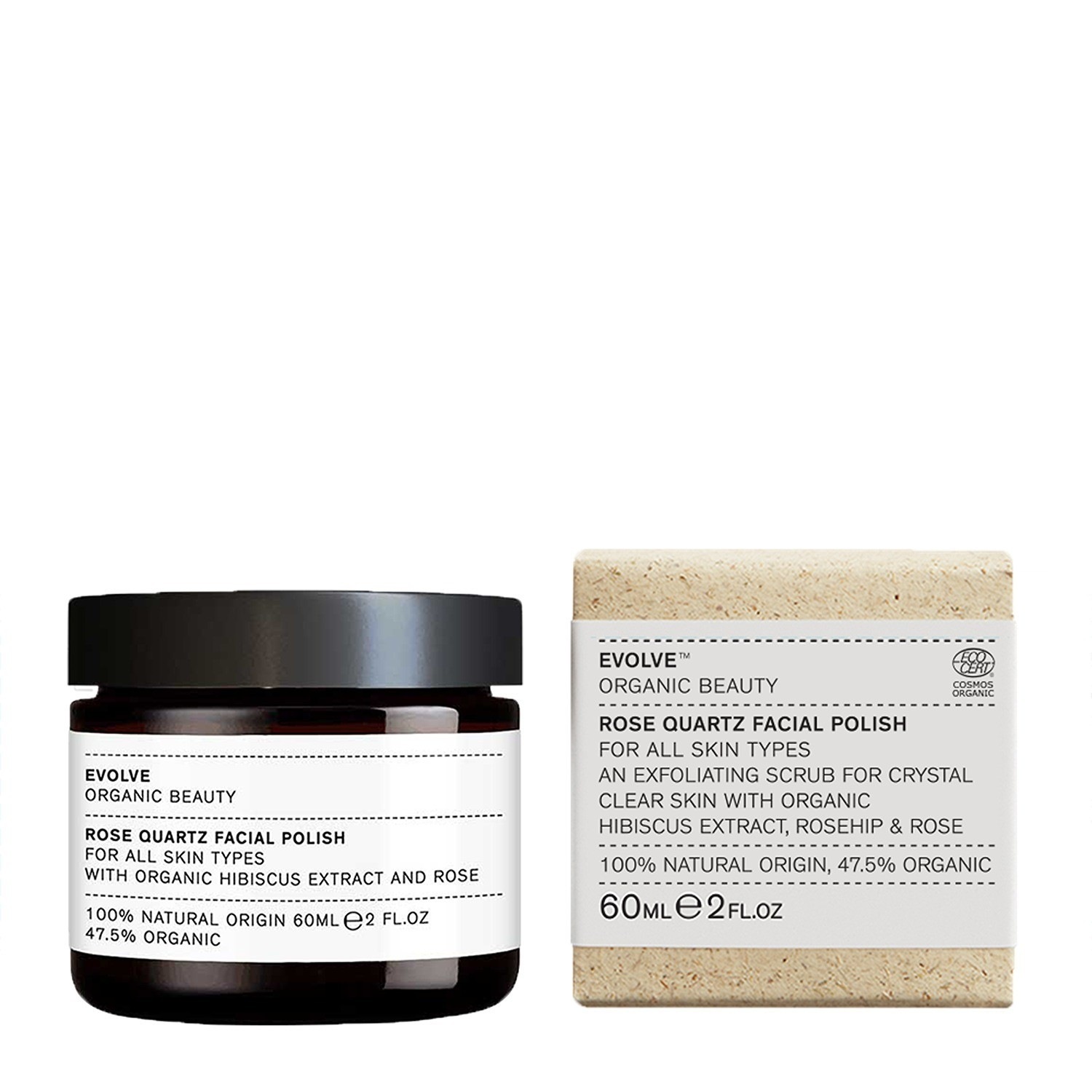 Evolve Organic Beauty Rose Quartz Facial Polish