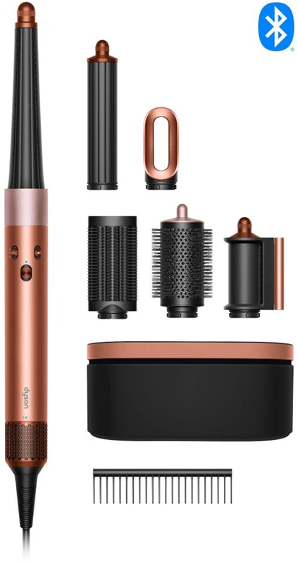 Modelador de cabelo multifuncional Dyson Airwrap id™ HS08 T1/T2 Amber Silk