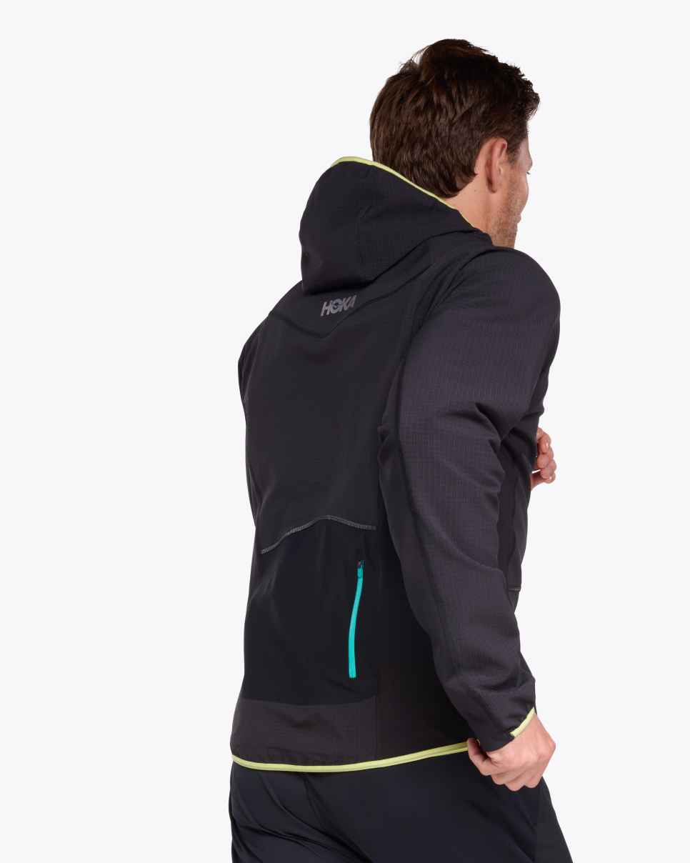 HOKA SkyGlow Demi-zip Noir