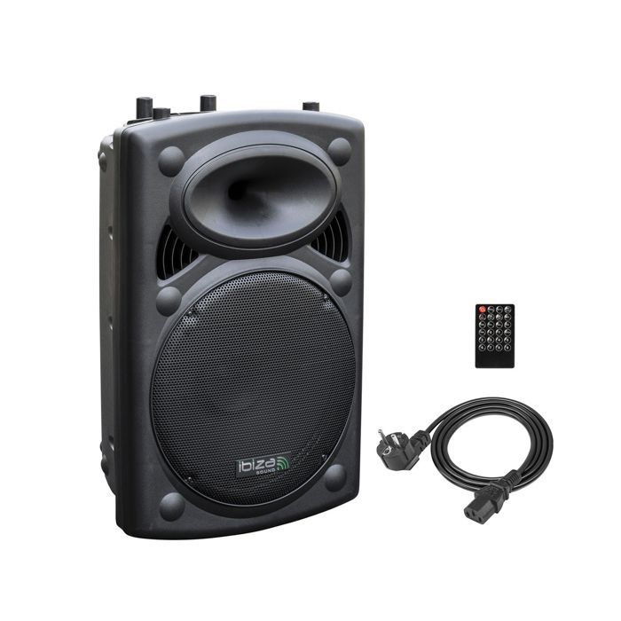 SLK15A-BT 800W KAIUTIN + MIKROFONI + JALUSTA + TIETOKONEKAAPELI