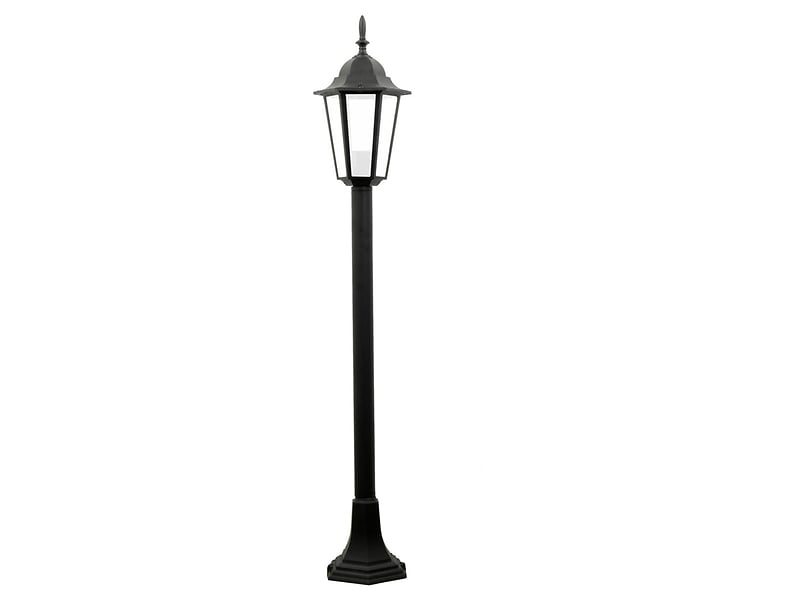 Słupek ogrodowy Liguria 100 cm aluminiowy czarny