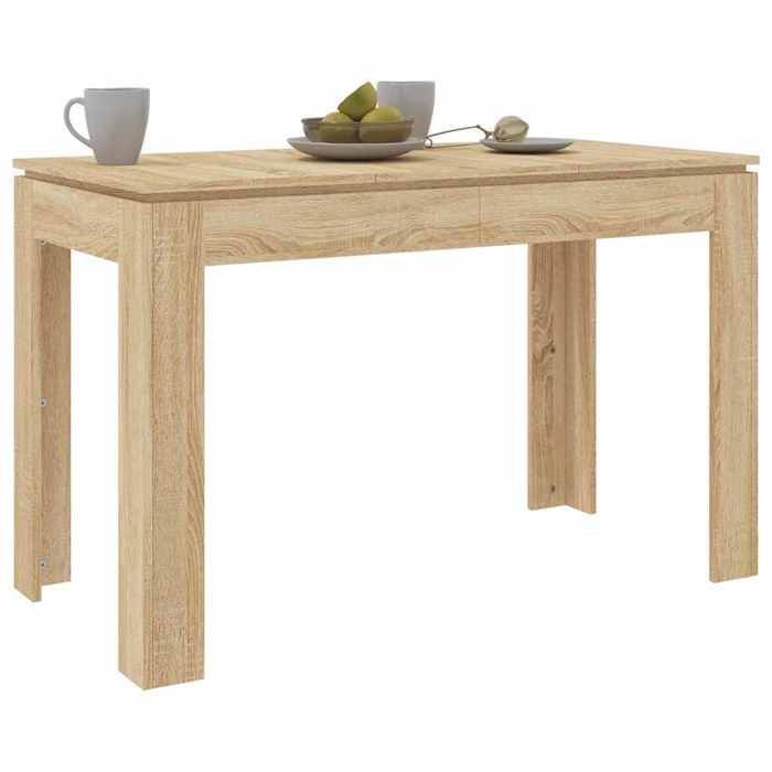 Preço baixo - Móveis para sala de estar/cozinha - Somente mesa de jantar - Carvalho Sonoma 120x60x76 cm Madeira engenheirada (904685960911)