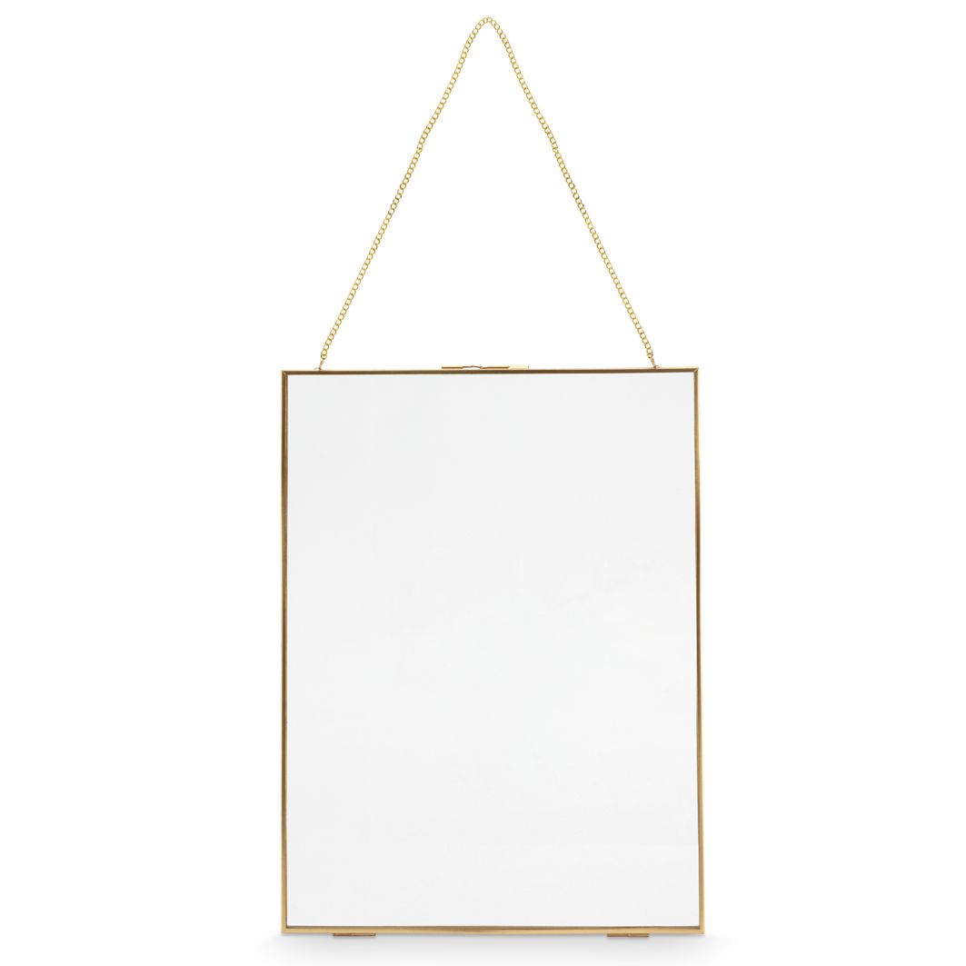 vtwonen Dekorativní fotorámeček se zlatým zámkem - 30x40x0,8 cm