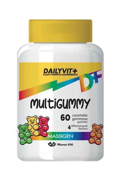 MASSIGEN Massigen Dailyvit+ Multigummy 60 bonbons Complément multivitaminé pour enfants