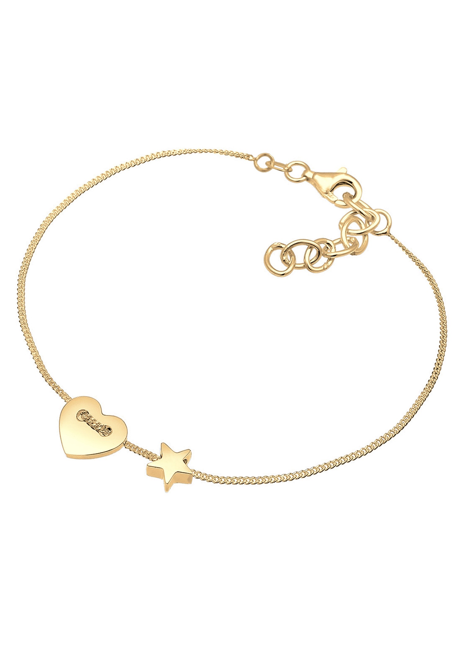 Elli Femmes Cœur Astro Filigrane en argent sterling 925