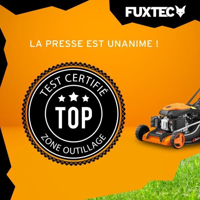 Self-propelled petrol lawnmower with electric start, 196cc, 51cm cutting width - FUXTEC FX-RM5196eS - 6HP, 60L