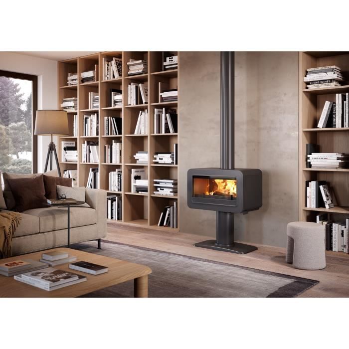 Poêle à bois - INVICTA - Wilson sur pied - 8 KW
