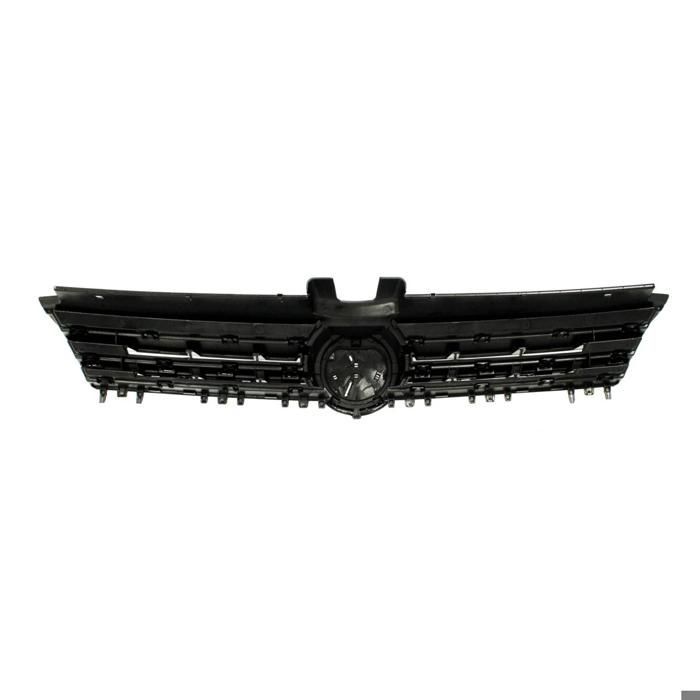 Parrilla delantera ABS VW Golf 7 de 2012 a 2017, color negro cromado, sin emblema - 41186114
