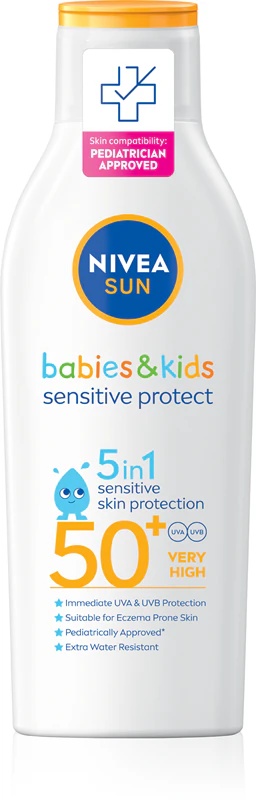 NIVEA SUN Kids saules aizsargkrēms bērniem ar SPF 50+