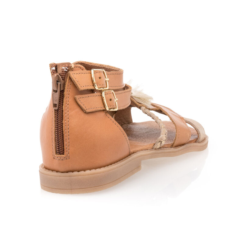 Sandalias marrones/zapatos abiertos para niñas