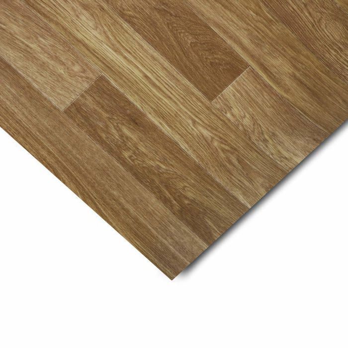 Revêtement de Sol – Effet Bois Chêne Rustique, 100 x 250 cm