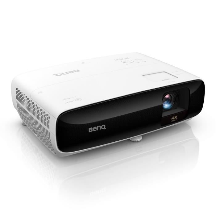 Proyector BENQ TK810 - 4K UHD DLP (3840x2160) - 3200 lúmenes ANSI - HDMI, USB - Android TV - Altavoz de 5W - Blanco y negro