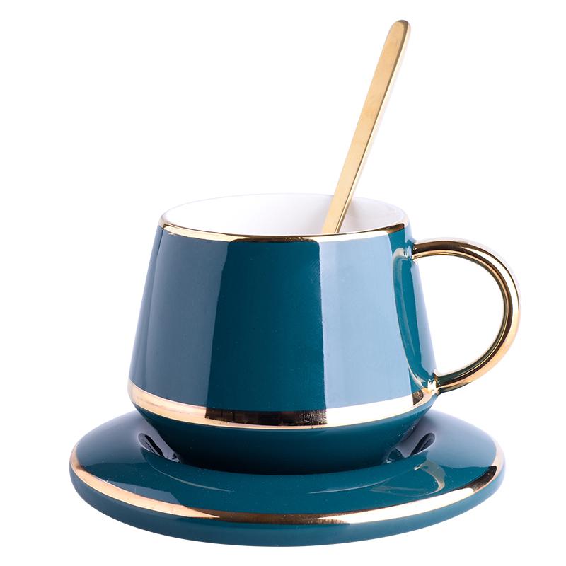 Luxury Ceramic Coffee Cup and Saucer Set Small Unbreakable Porcelain Cups Japanese Chavenas De Cafe Cup and Saucer OO5BD