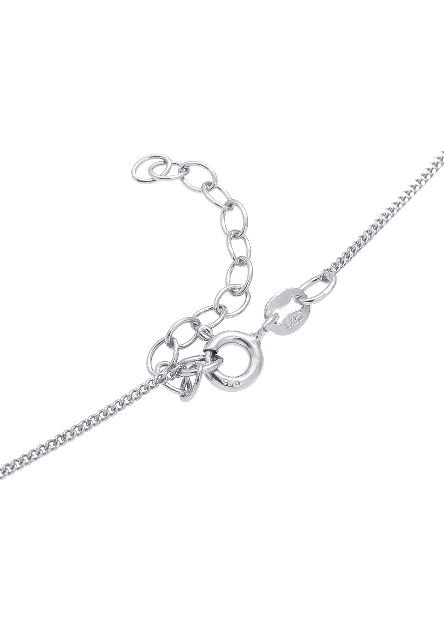 Elli Femme Pendentif Cœur Amour Romantique avec cristaux en argent sterling 925