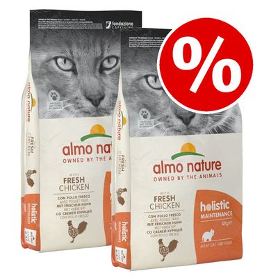 Almo Nature Holistiske Økonomipakker 2 x 12 kg