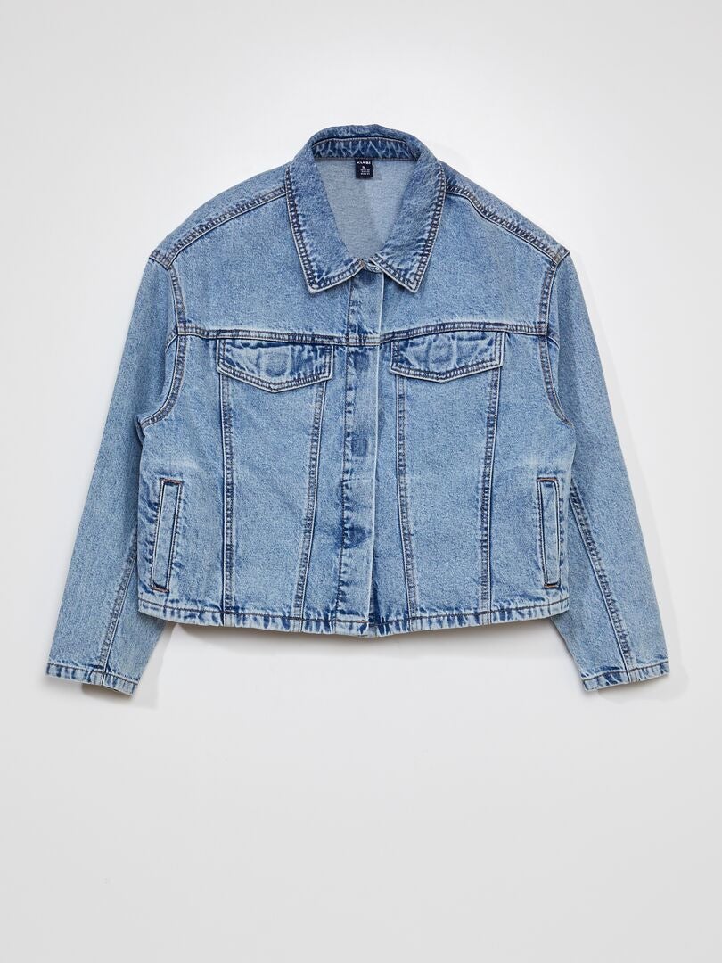 Korte denimjas - So Easy - BLAUW