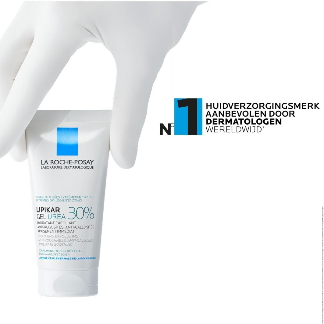 La Roche-Posay Lipikar Urea 30% gelio kūno losjonas, 50 ml