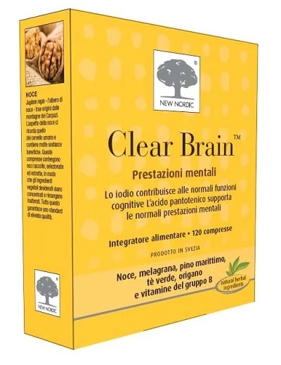 NEW NORDIC Clear Brain 120 tabletten