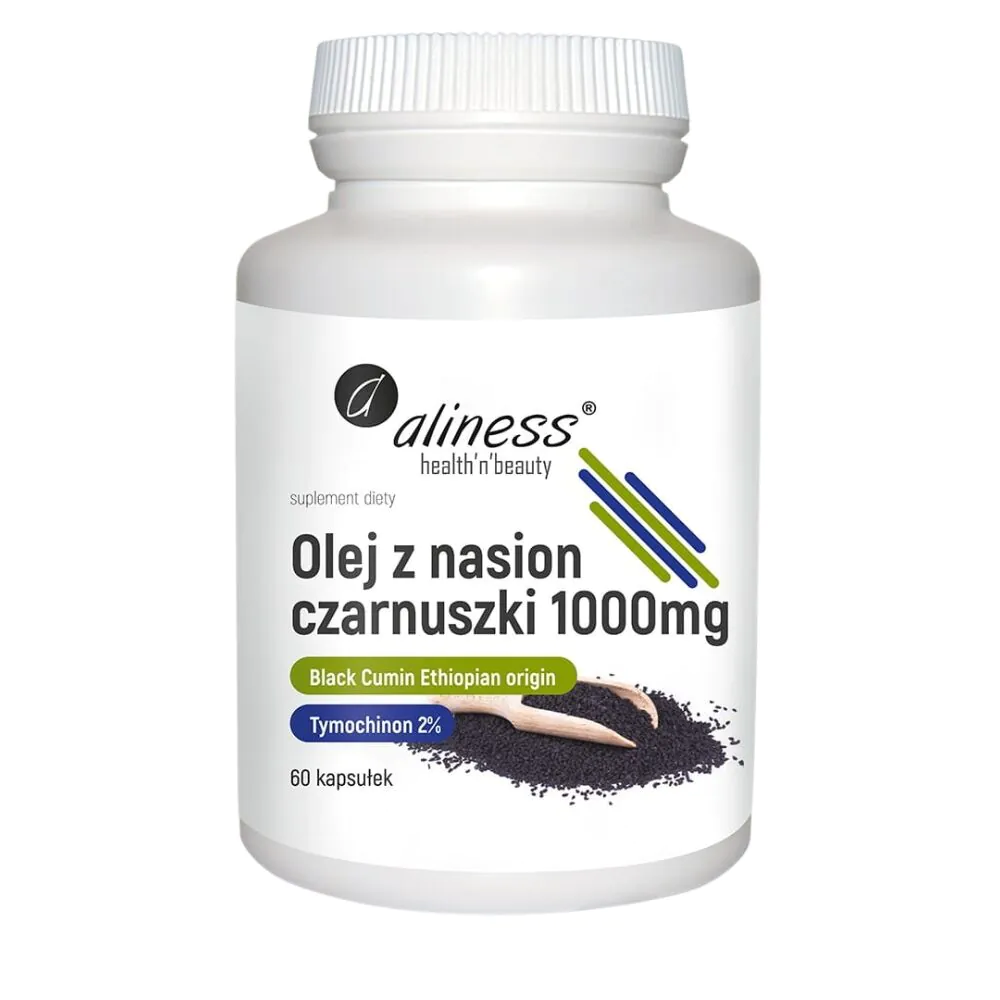 Aliness Olej z nasion czarnuszki 2% 1000 mg