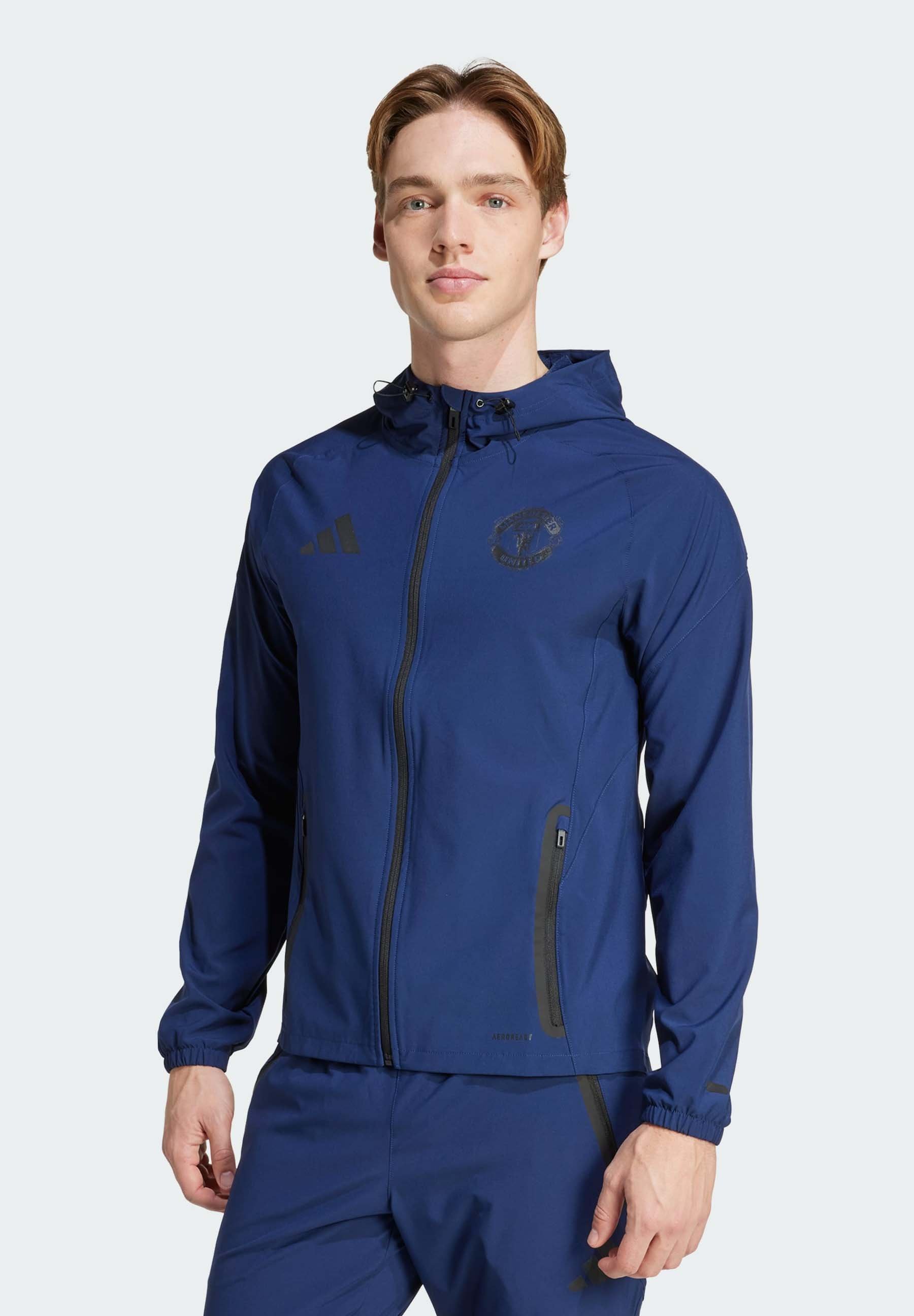 adidas Performance MANCHESTER UNITED TIRO25 COMPETITION VIS TECH TRAVEL - Clubkleding - team marineblauw