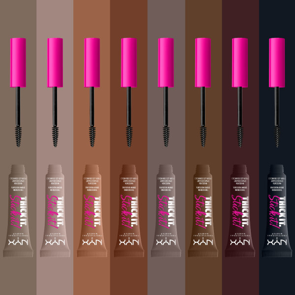NYX Professional Makeup Augenbrauenmascara – Kühles Aschbraun